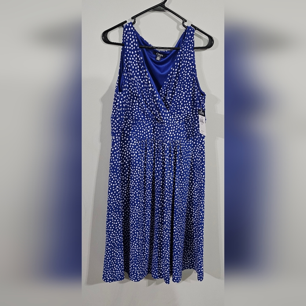 Chaps Blue Dress XL
